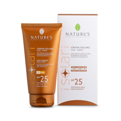 Crema Solare Viso Corpo SPF25-Nature’s